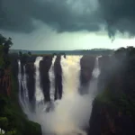 Jog Falls with water