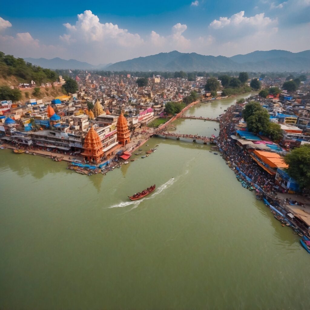 Haridwar Drone AI View