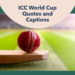 Icc cricket world cup quotes and captions