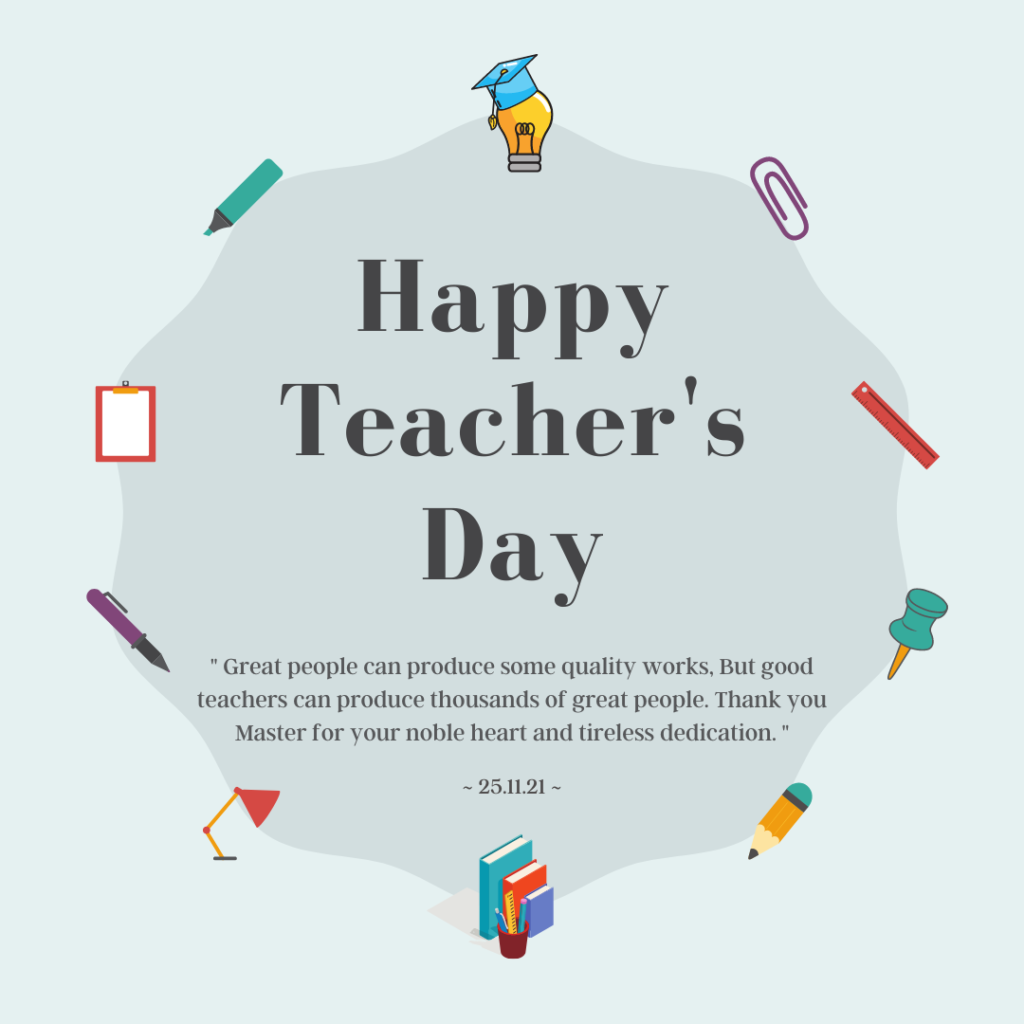 Happy Teachers day image
