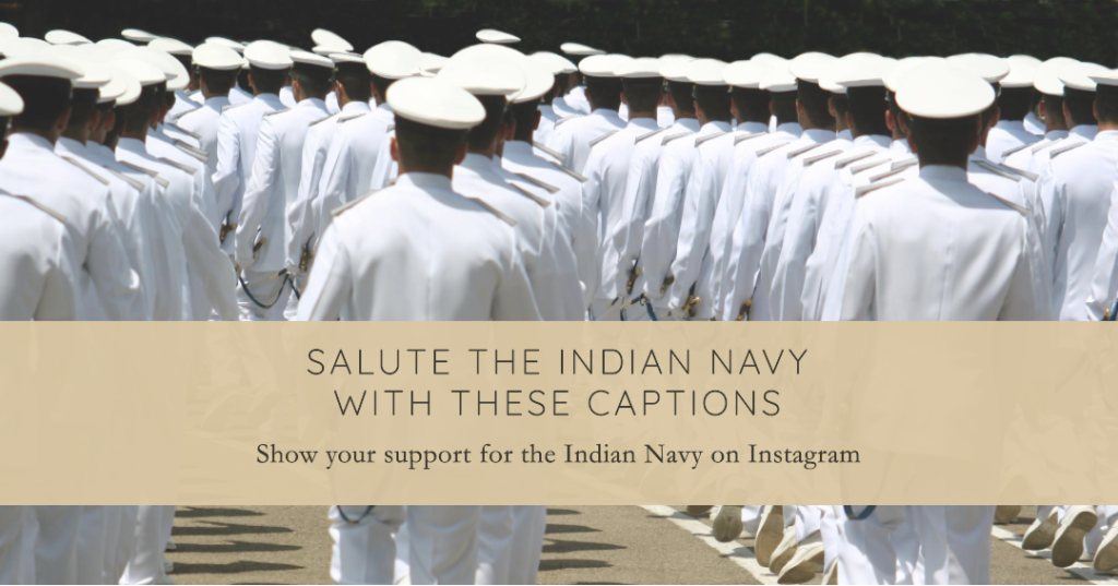 Indian Navy captions for instagram