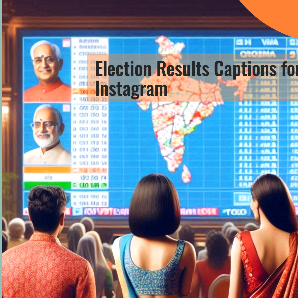 Captions for 2024 India Election Results Day